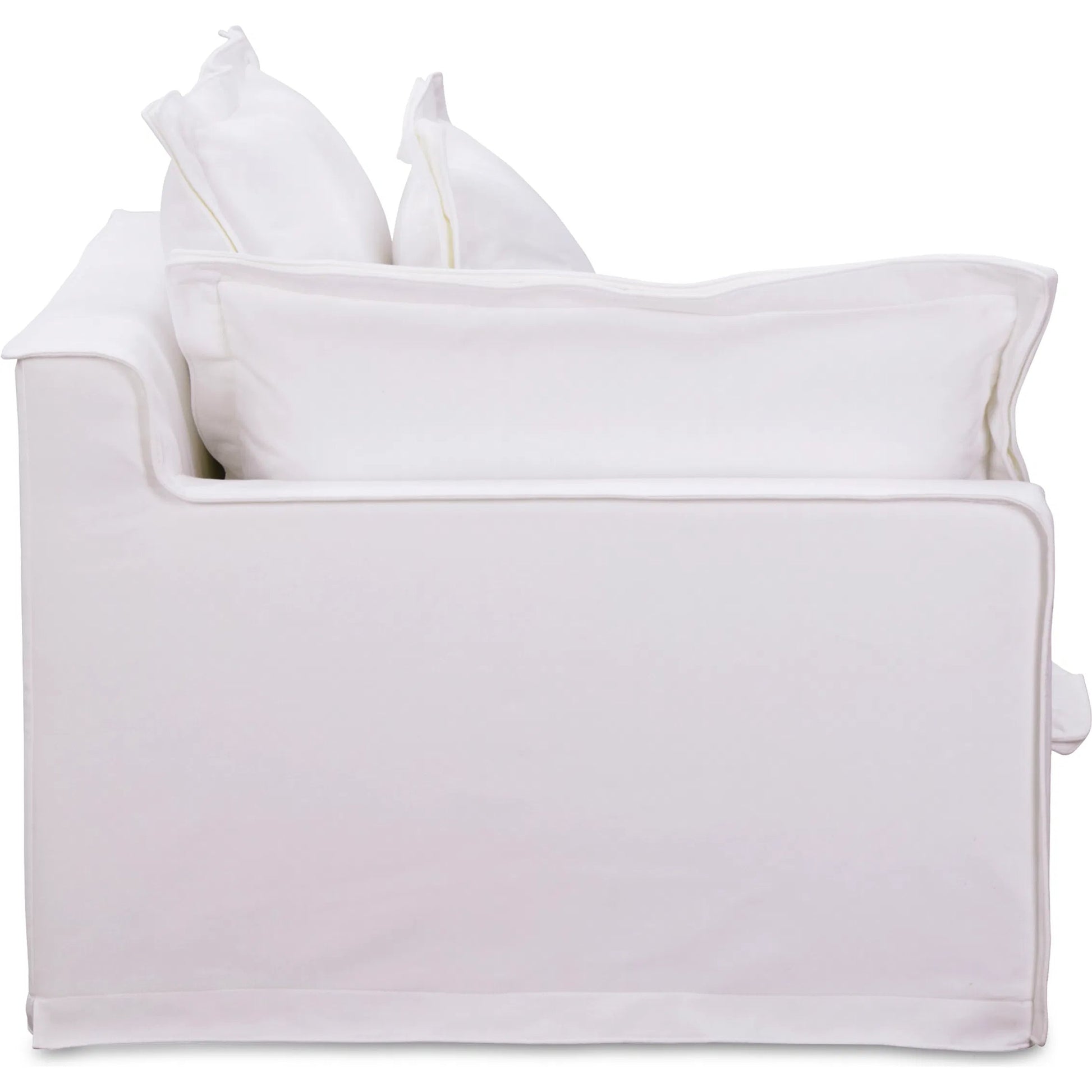 Olivia Arm Facing Chair Performance Fabric by Moe's Home Collection in sand. Made from upholstery: 98.5% polyester, 1.5% nylon performance fabric, solid wood, plywood frame, springs, webbing support, feather, foam in a tr