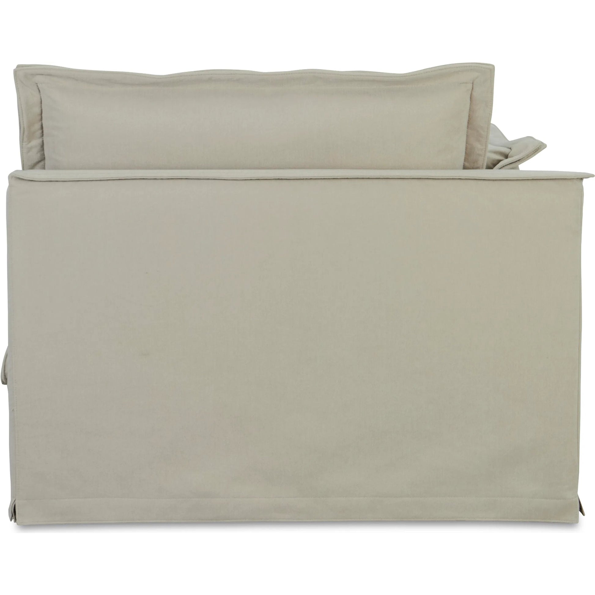 Olivia Arm Facing Chair Performance Fabric by Moe's Home Collection in sand. Made from upholstery: 98.5% polyester, 1.5% nylon performance fabric, solid wood, plywood frame, springs, webbing support, feather, foam in a transitional sty