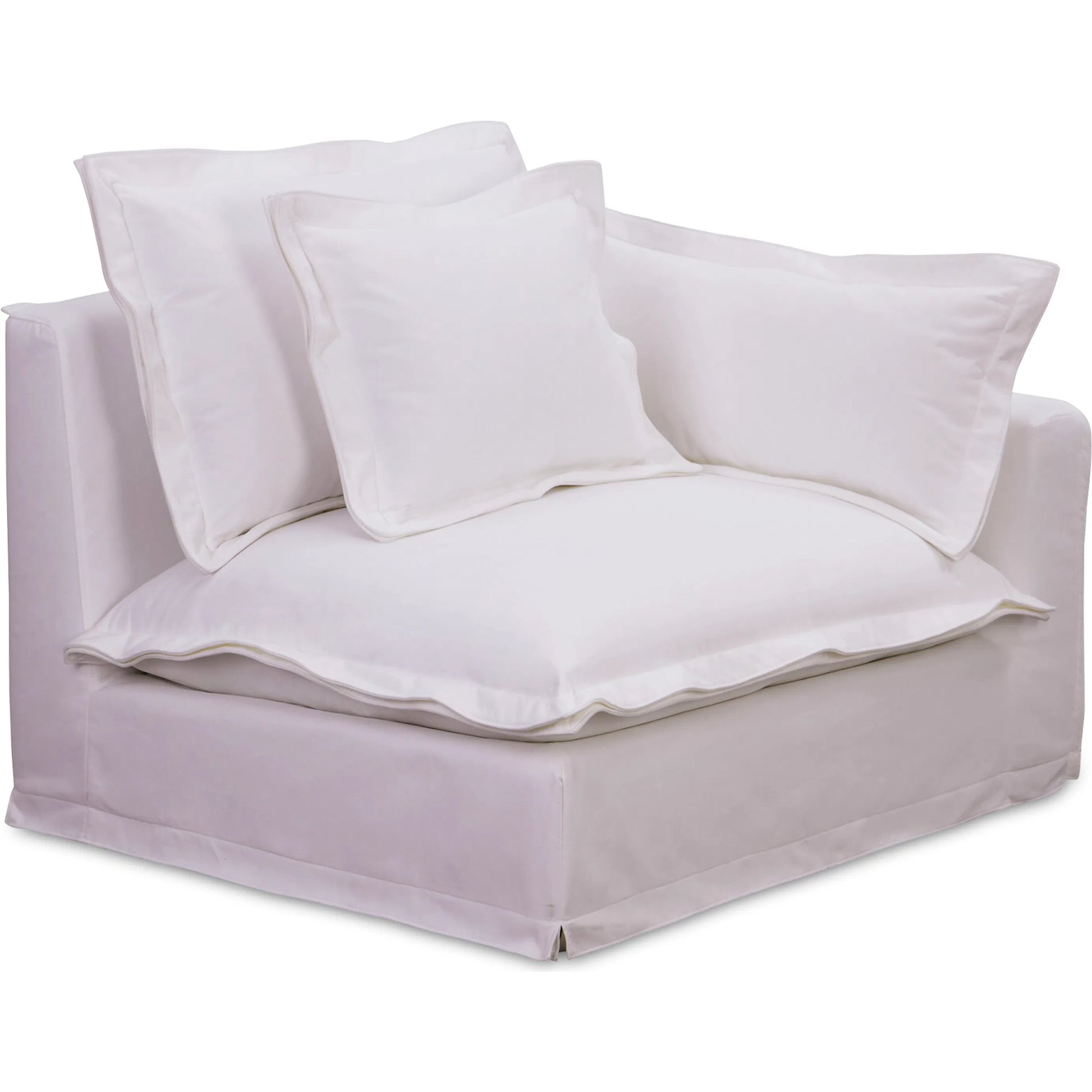 Olivia Arm Facing Chair Performance Fabric by Moe's Home Collection in sand. Made from upholstery: 98.5% polyester, 1.5% nylon performance fabric, solid wood, plywood frame, springs, webbing support, feather, foam in a trans