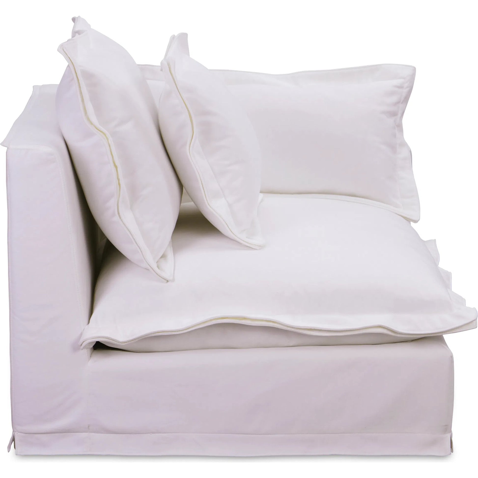 Olivia Arm Facing Chair Performance Fabric by Moe's Home Collection in sand. Made from upholstery: 98.5% polyester, 1.5% nylon performance fabric, solid wood, plywood frame, springs, webbing support, feather, foam in a tr