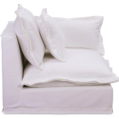 Olivia Arm Facing Chair Performance Fabric by Moe's Home Collection in sand. Made from upholstery: 98.5% polyester, 1.5% nylon performance fabric, solid wood, plywood frame, springs, webbing support, feather, foam in a tr