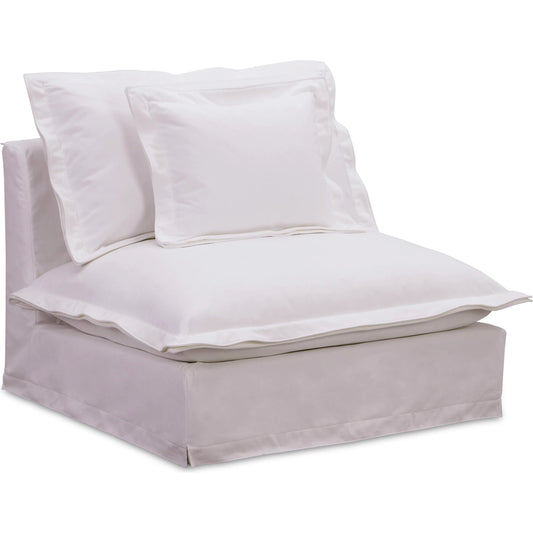 Olivia Slipper Chair Performance Fabric by Moe's Home Collection. Made from upholstery: 98.5% polyester, 1.5% nylon performance fabric, solid wood, plywood frame, springs, webbing support, feather, foam in a unique style.