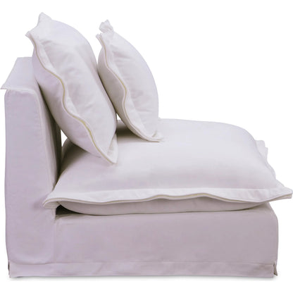 Olivia Slipper Chair Performance Fabric by Moe's Home Collection. Made from upholstery: 98.5% polyester, 1.5% nylon performance fabric, solid wood, plywood frame, springs, webbing support, feather, foam in a transitional style.