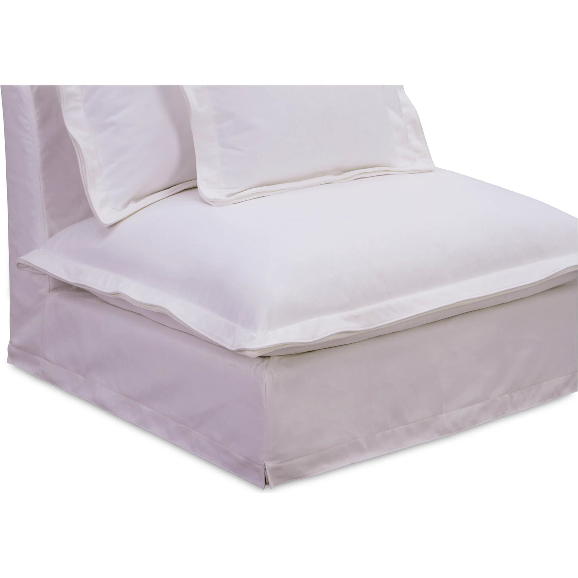 Olivia Slipper Chair Performance Fabric by Moe's Home Collection. Made from upholstery: 98.5% polyester, 1.5% nylon performance fabric, solid wood, plywood frame, springs, webbing support, feather, foam in a transitional style.