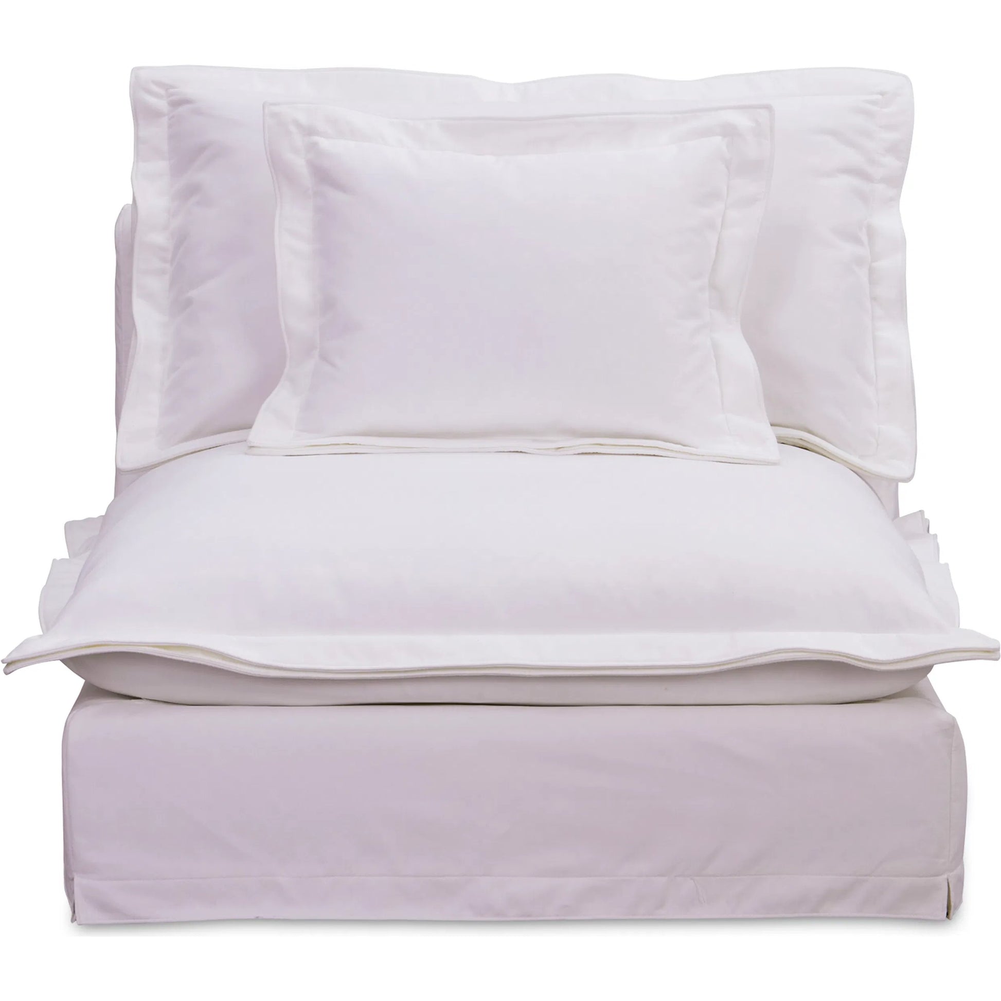 Olivia Slipper Chair Performance Fabric by Moe's Home Collection. Made from upholstery: 98.5% polyester, 1.5% nylon performance fabric, solid wood, plywood frame, springs, webbing support, feather, foam in a transitional style.