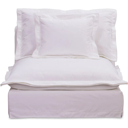 Olivia Slipper Chair Performance Fabric by Moe's Home Collection. Made from upholstery: 98.5% polyester, 1.5% nylon performance fabric, solid wood, plywood frame, springs, webbing support, feather, foam in a transitional style.