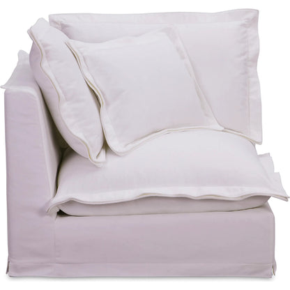 Olivia Corner Chair Performance Fabric by Moe's Home Collection. Made from upholstery: 98.5% polyester, 1.5% nylon performance fabric, solid wood, plywood frame, springs, webbing support, feather, foam in a transitional style.