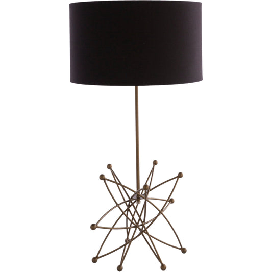 Bud - 24767 by Surya in metallic brass, black, translucent and powder coated. Made from cotton, metal in a modern style.