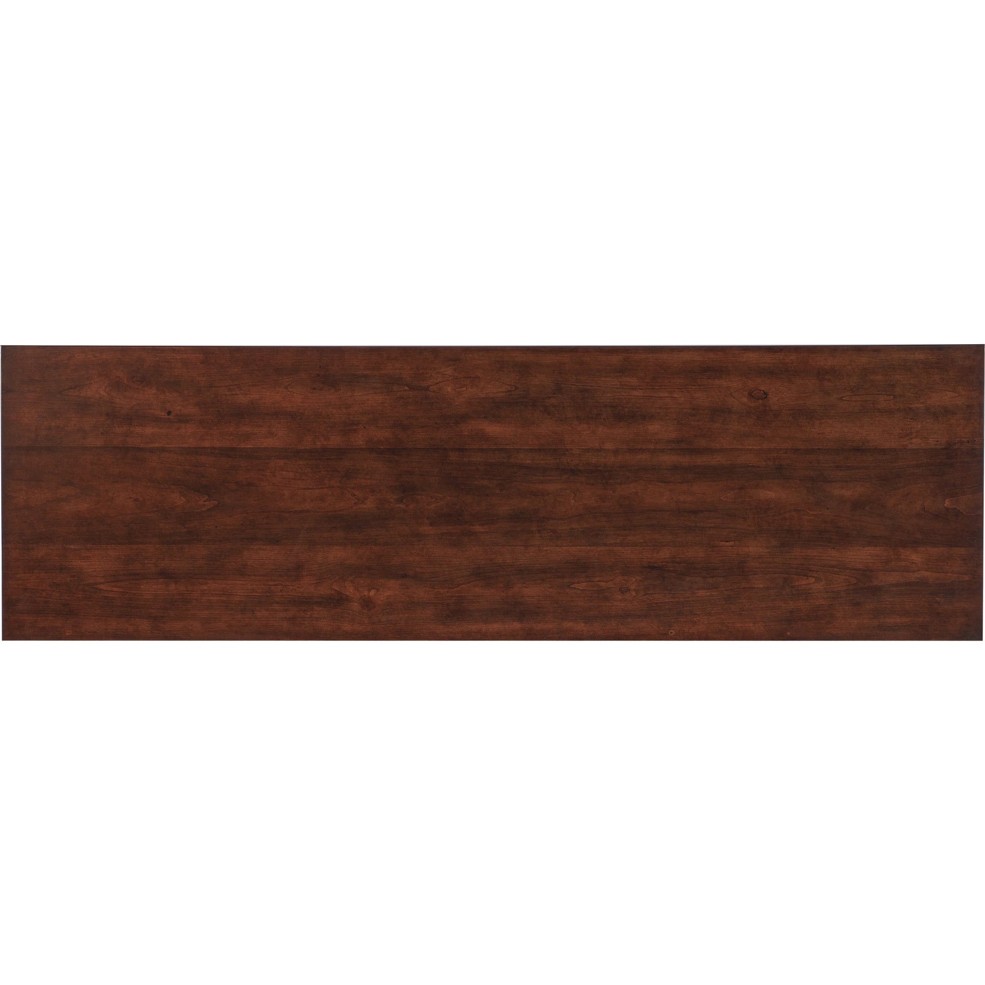 Charleston Nine-Drawer Dresser by Hooker Furniture in maraschino cherry. Made from cherry veneers, cane, felt, resin in a traditional style.