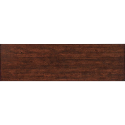 Charleston Nine-Drawer Dresser by Hooker Furniture in maraschino cherry. Made from cherry veneers, cane, felt, resin in a traditional style.