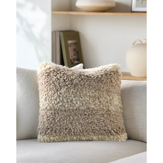 Lucas Accent Pillow - 534367 by Surya in ivory, beige. Made from wool, cotton in a unique style.