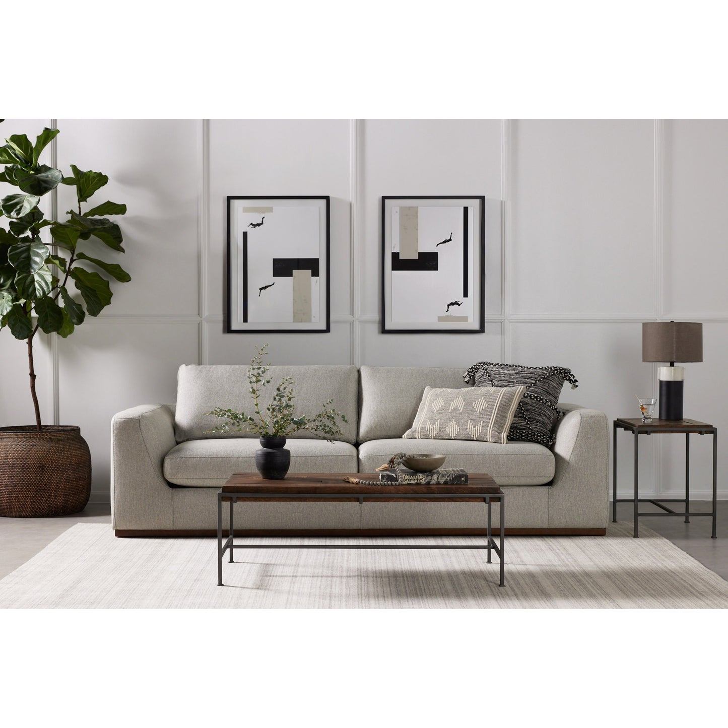 033 SR-368941 | Lifestyle | Colt Sofa by Four Hands. Made from unique in a modern style.
