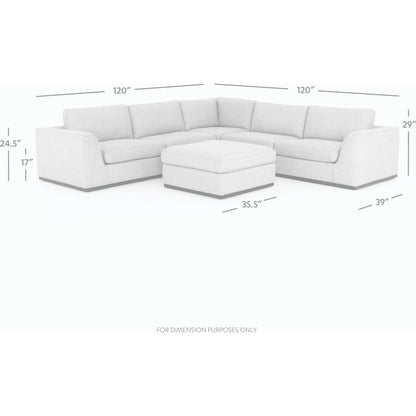 Colt 3-Piece Sectional by Four Hands. Made from unique in a modern style.