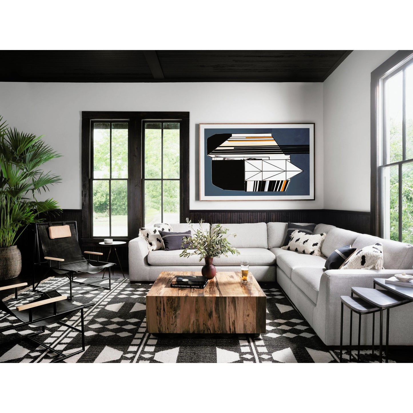 039 SI-1714878 | Lifestyle | Colt 3-Piece Sectional by Four Hands. Made from unique in a modern style.