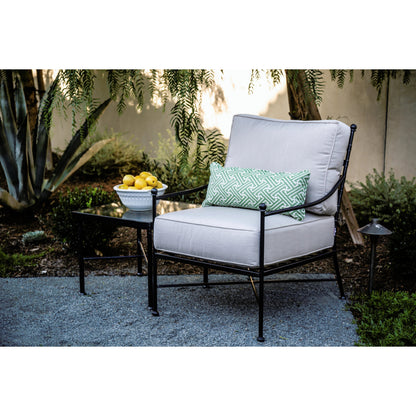 Provence Outdoor Club Chair by Sunset West. Made from wrought iron in a modern style.