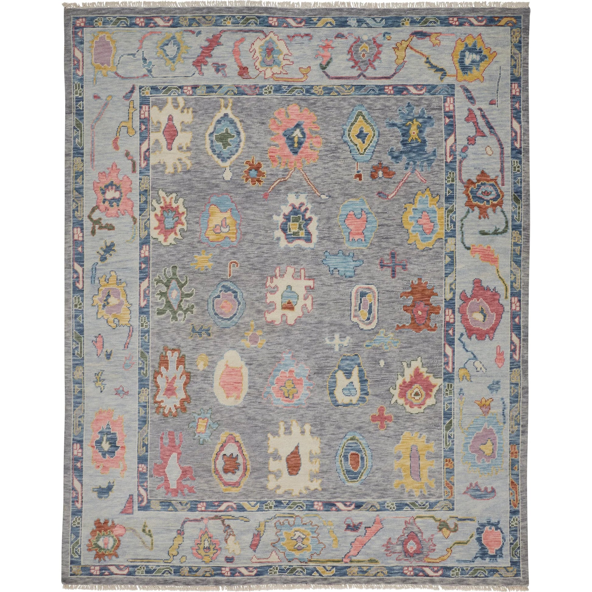Karina Traditional Persian Rug - 6792F by Feizy in blue, gray, red. Made from wool in a unique style.