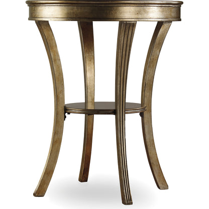 Sanctuary Mirrored Accent Table by Hooker Furniture in visage. Made from mirror in a transitional style.