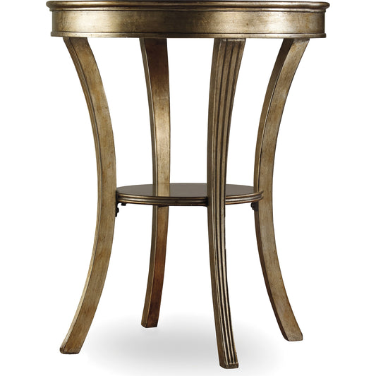 Sanctuary Mirrored Accent Table by Hooker Furniture in visage. Made from mirror in a transitional style.