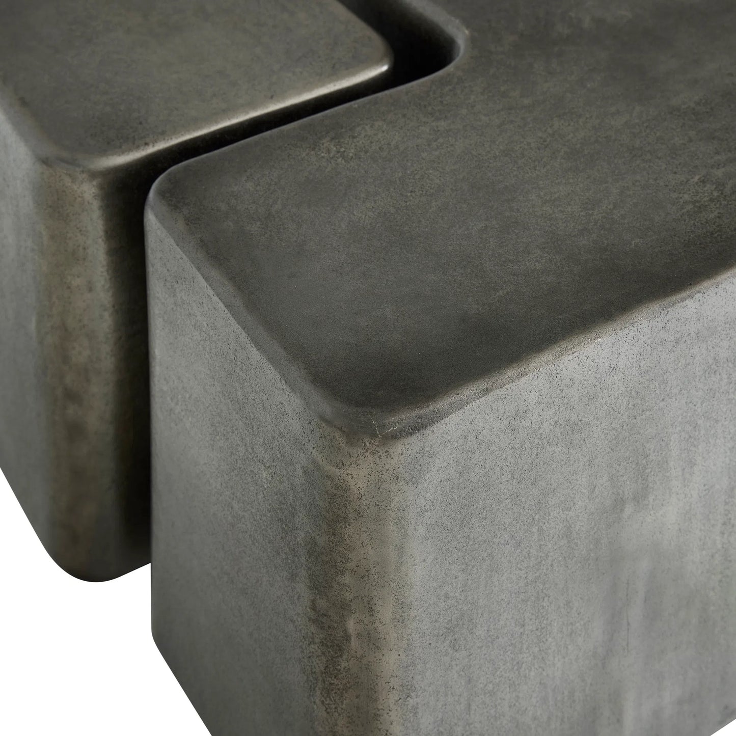 001 SI-2513407,SI-2513408 | Additional Silo | Juri Accent Table by Bernhardt in graphite. Made from metal in a modern style.