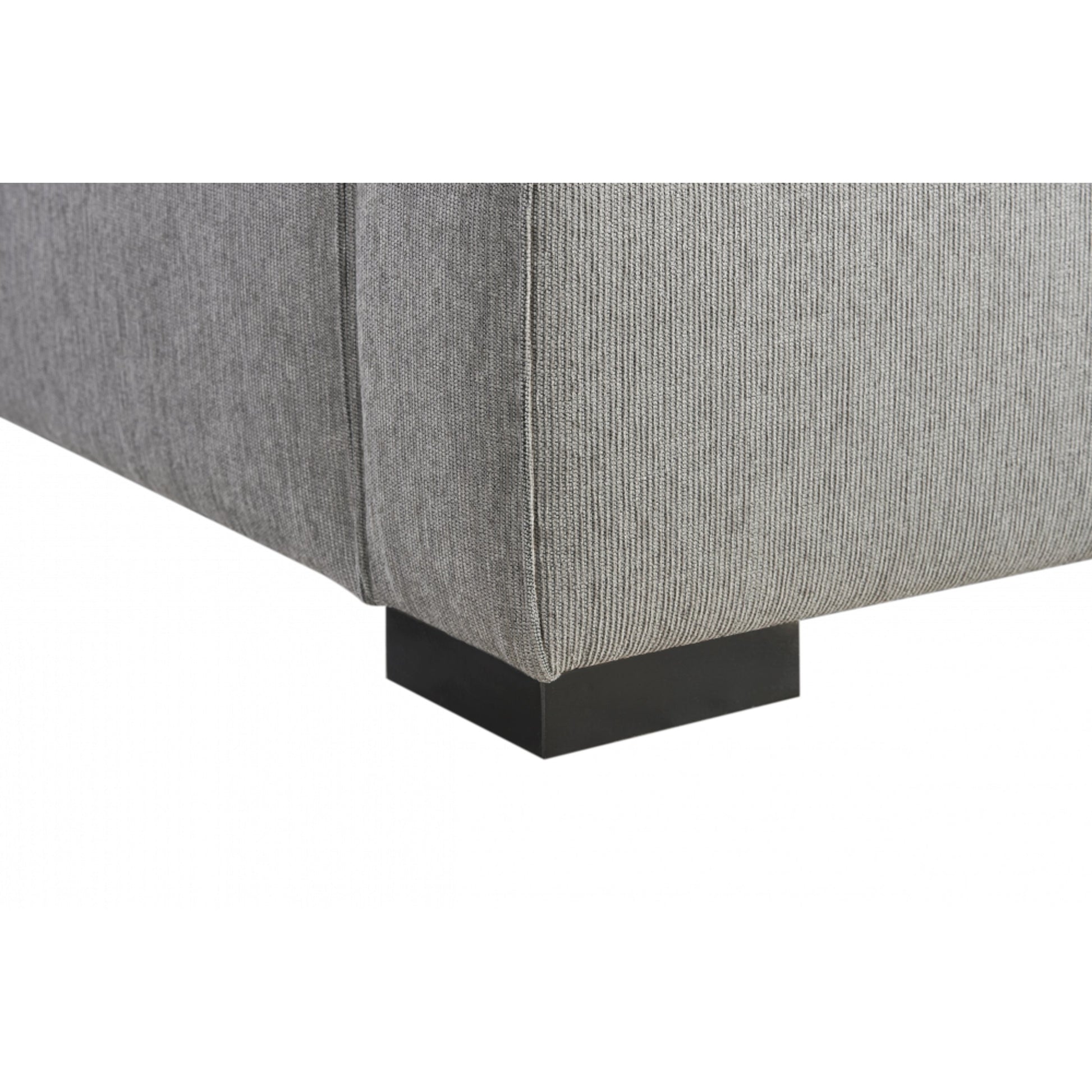 Zest Wide Upholstered Bed by Zest. Made from rubberwood, fabric in a modern style.