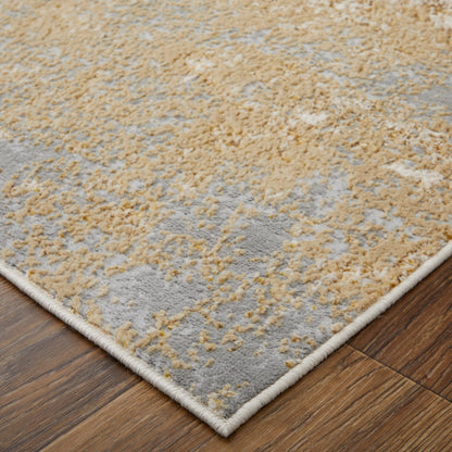 Aura Rug - 39LNF by Feizy in ivory, brown, gray. Made from polyester, polypropylene in a unique style.