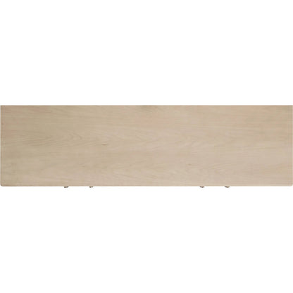 Clapotis Entertainment Console by Jonathan Charles in whitewash cord. Made from main rope in a unique style.