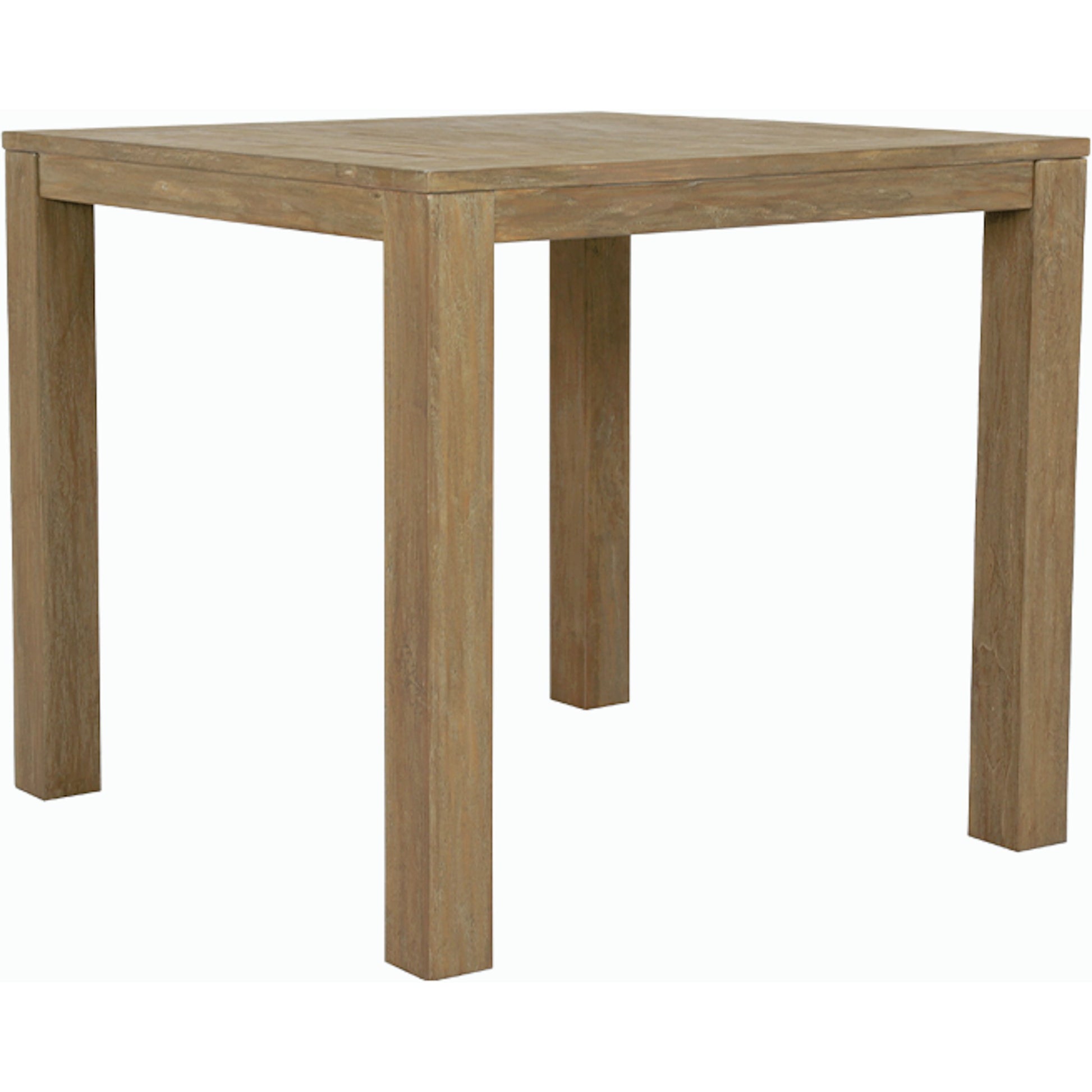 Coastal Outdoor Teak End Table by Sunset West in teak. Made from teak in a modern style.