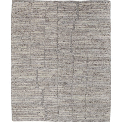 Navaro Rug - 8912F by Feizy in gray, ivory, taupe. Made from wool, viscose in a unique style.
