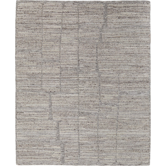 Navaro Rug - 8912F by Feizy in gray, ivory, taupe. Made from wool, viscose in a unique style.