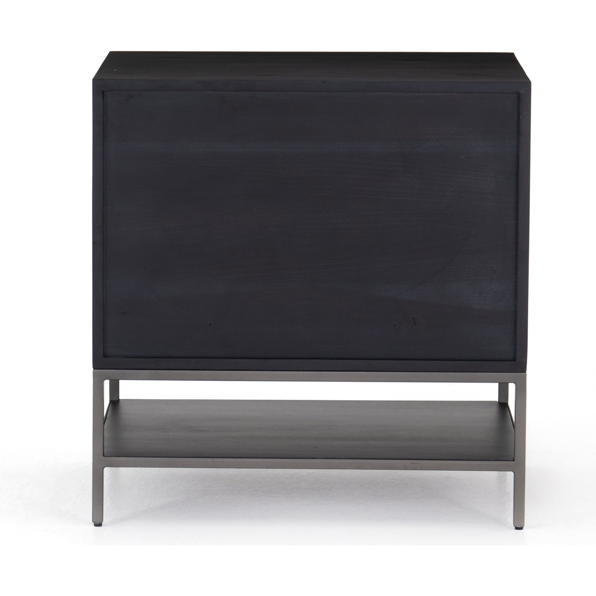 Trey Modular Filing Cabinet by Four Hands. Made from solid poplar, top grain leather, iron in a modern style.