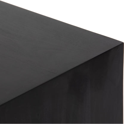 Trey Modular Filing Cabinet by Four Hands. Made from solid poplar, top grain leather, iron in a modern style.