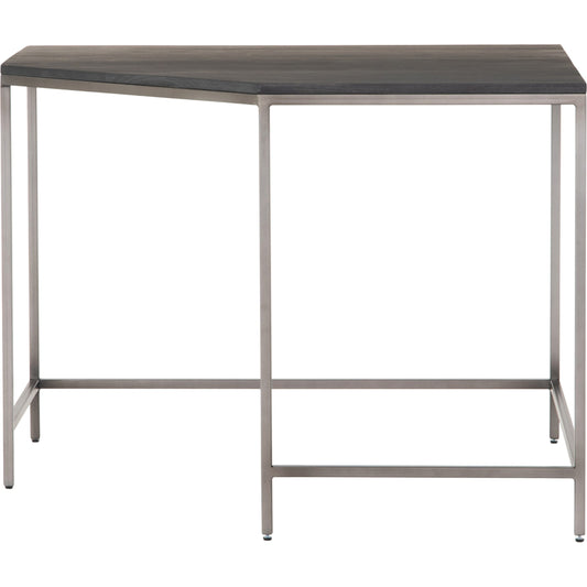 Trey Modular Corner Desk by Four Hands. Made from iron, solid poplar in a modern style.