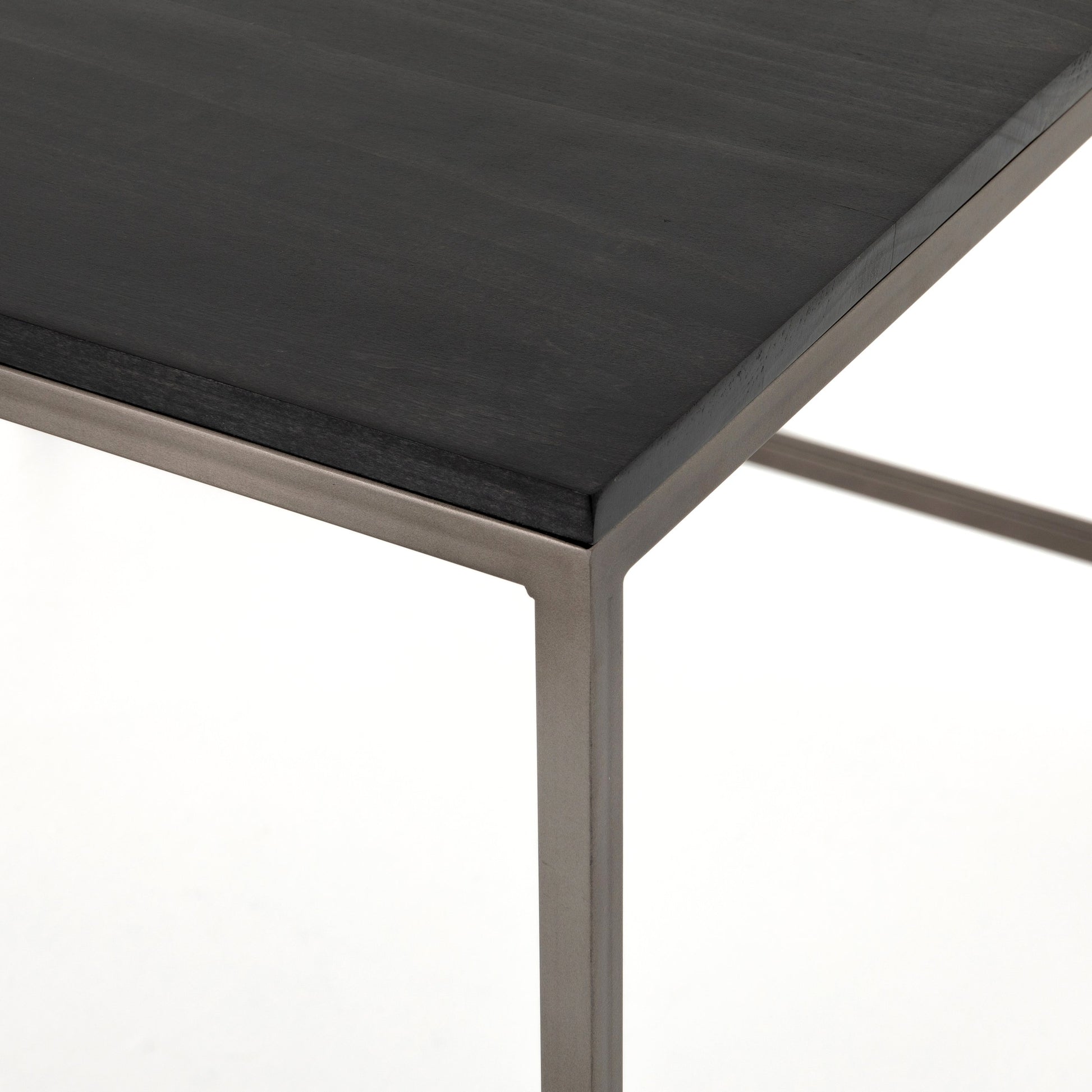 Trey Modular Corner Desk by Four Hands. Made from iron, solid poplar in a modern style.