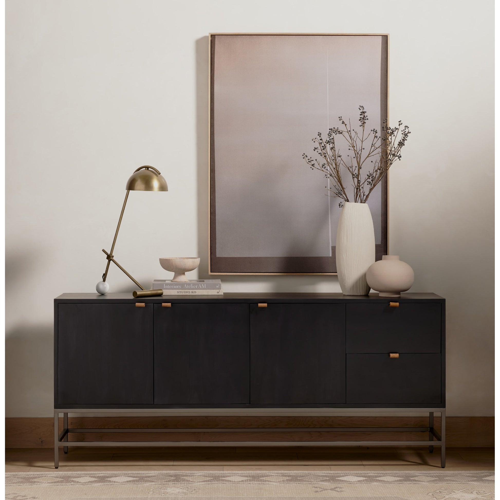 Trey Sideboard by Four Hands. Made from unique in a modern style.