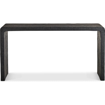 Shephard Console Table by Bernhardt in black. Made from resin in a unique style.