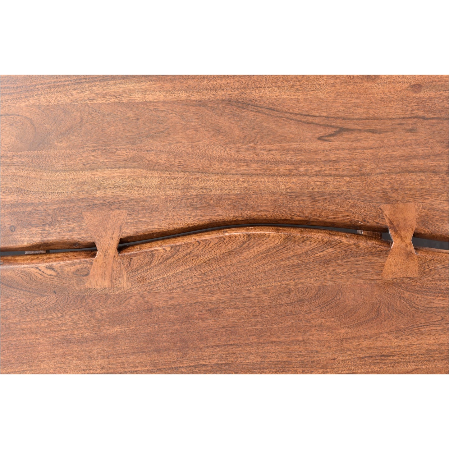 013 SI-2121984 | Additional Silo | Madagascar Platform Bed by Moe's Home Collection. Made from solid acacia, steel legs, wood slats in a modern style.