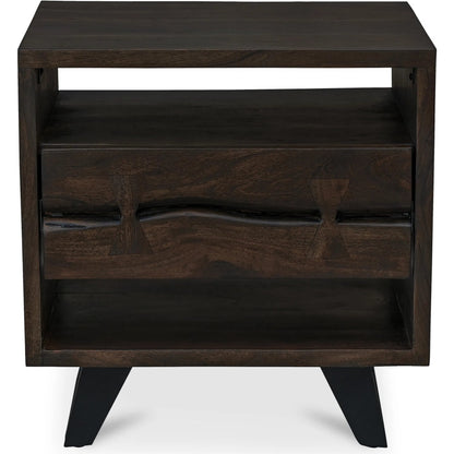 Madagascar 1 Drawer Nightstand by Moe's Home Collection. Made from unique in a modern style.