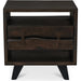Madagascar 1 Drawer Nightstand by Moe's Home Collection. Made from unique in a modern style.