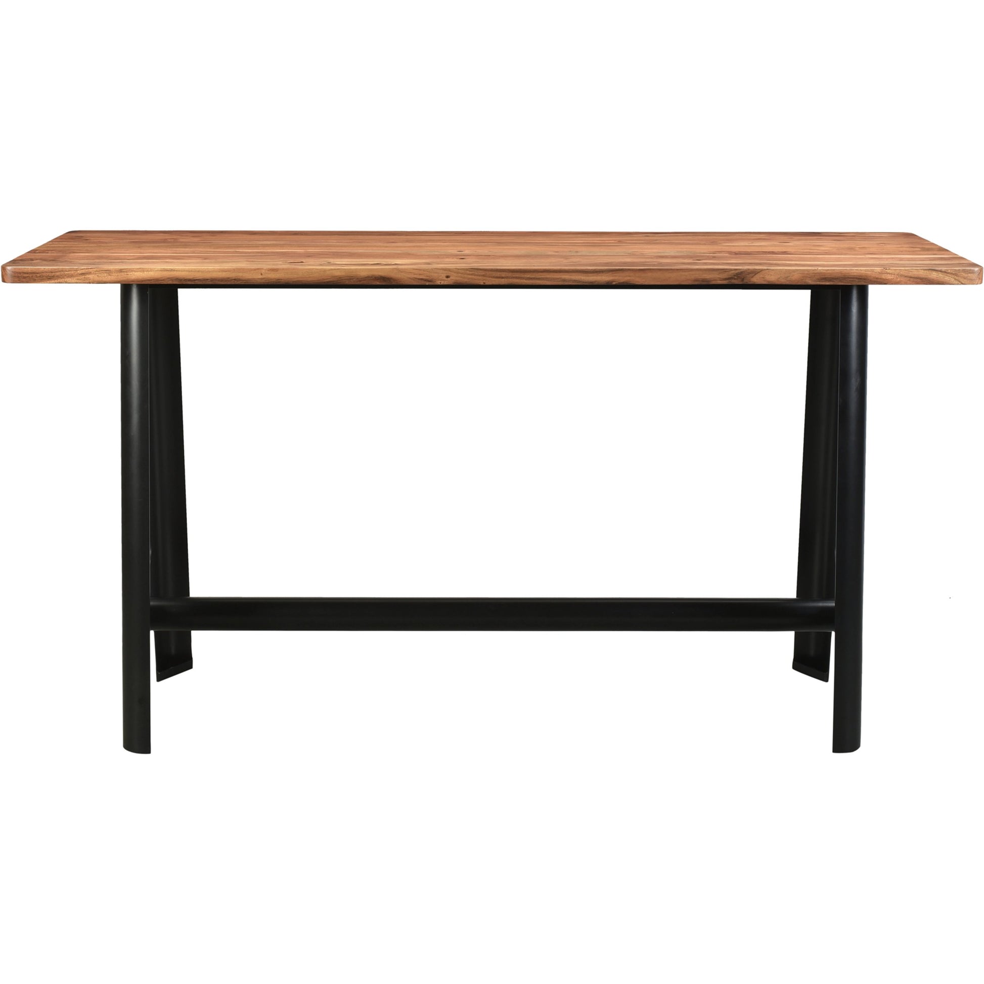 Craftsman Bar Table by Moe's Home Collection in natural. Made from solid acacia, steel base in a modern style.