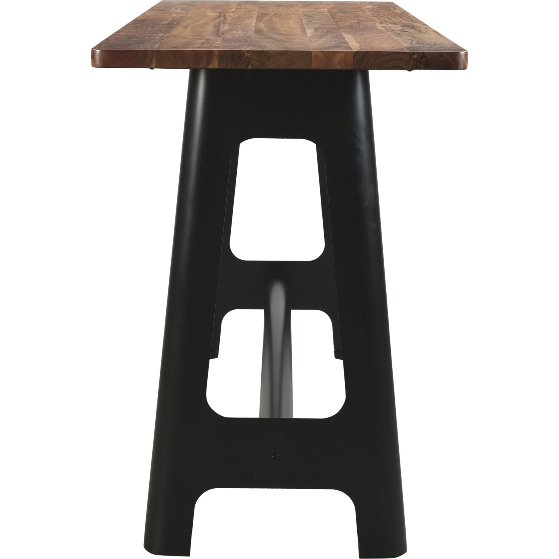 Craftsman Bar Table by Moe's Home Collection in natural. Made from solid acacia, steel base in a modern style.