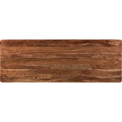 Craftsman Bar Table by Moe's Home Collection in natural. Made from solid acacia, steel base in a modern style.