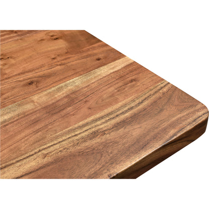 Craftsman Bar Table by Moe's Home Collection in natural. Made from solid acacia, steel base in a modern style.