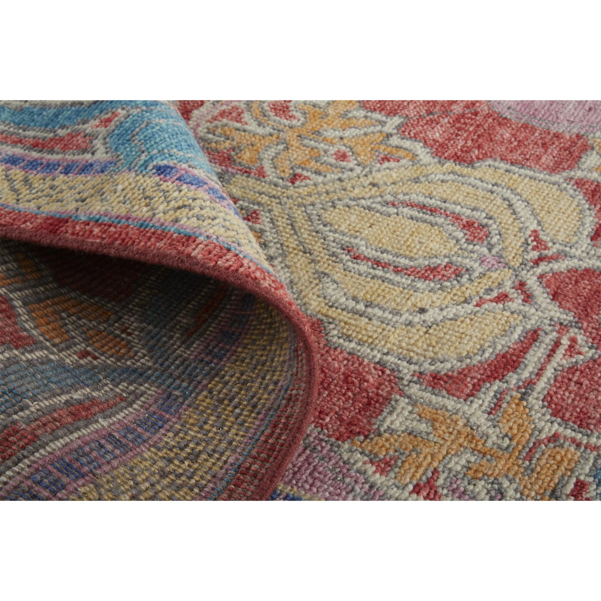 Beall Traditional Oriental Rug - 6633F by Feizy in blue, red, yellow. Made from wool in a unique style.