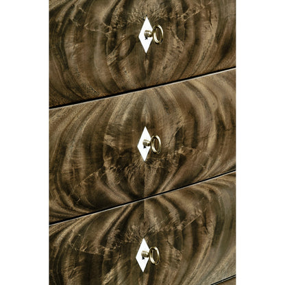 Buckingham Bleached Mahogany Chest of Drawers by Jonathan Charles in brown and bleached mahogany. Made from mahogany in a transitional style.