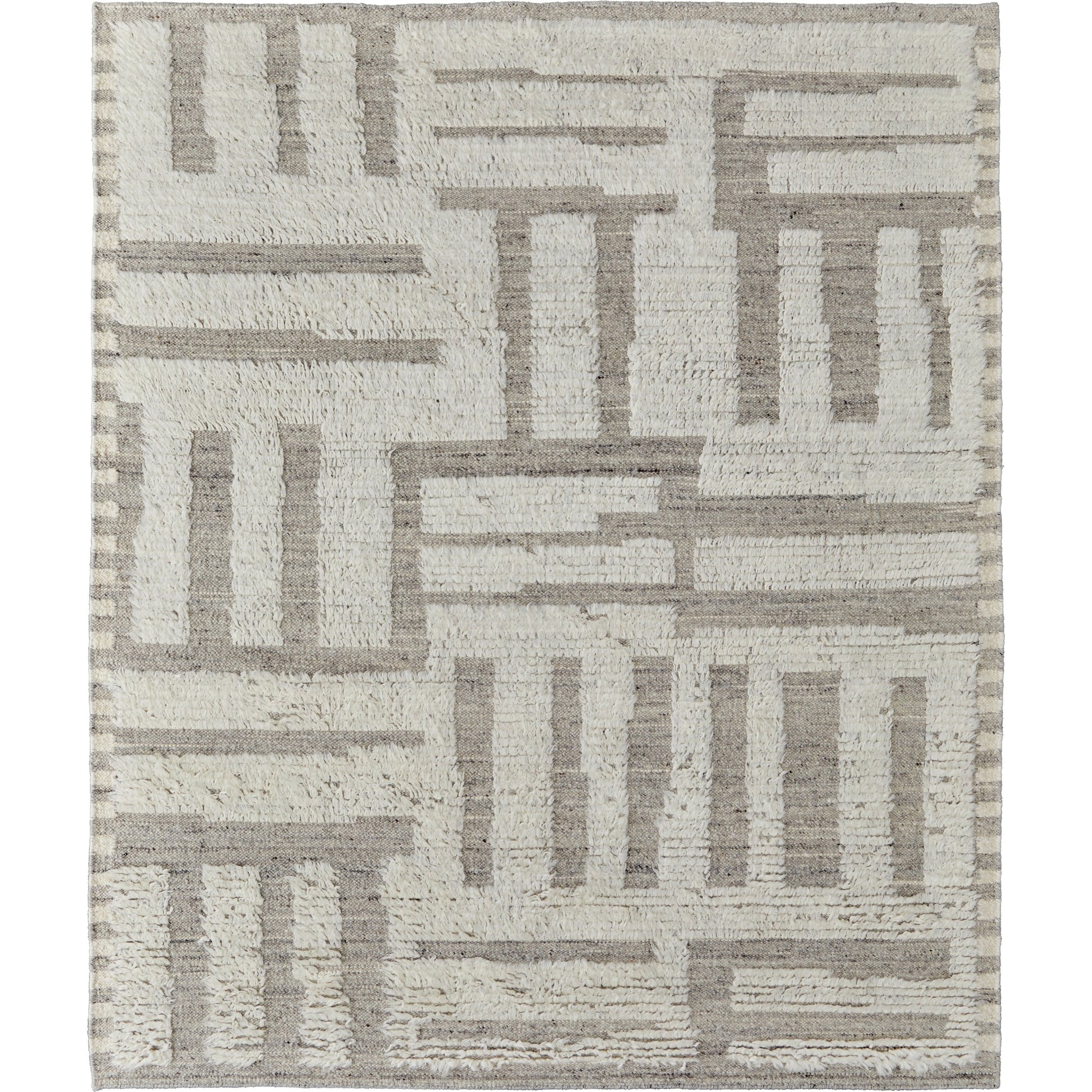 Ashby Transitional Geometric Rug - 8909F by Feizy in gray, ivory. Made from wool in a unique style.