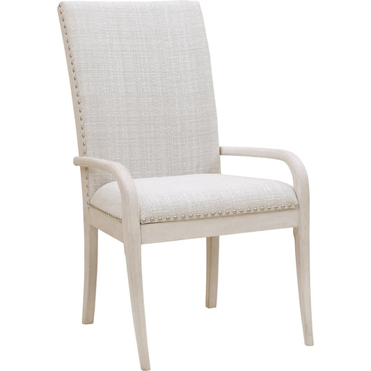 Ashby Place Upholstered Arm Chair by Pulaski Furniture in natural and reflection gray. Made from unique in a unique style.