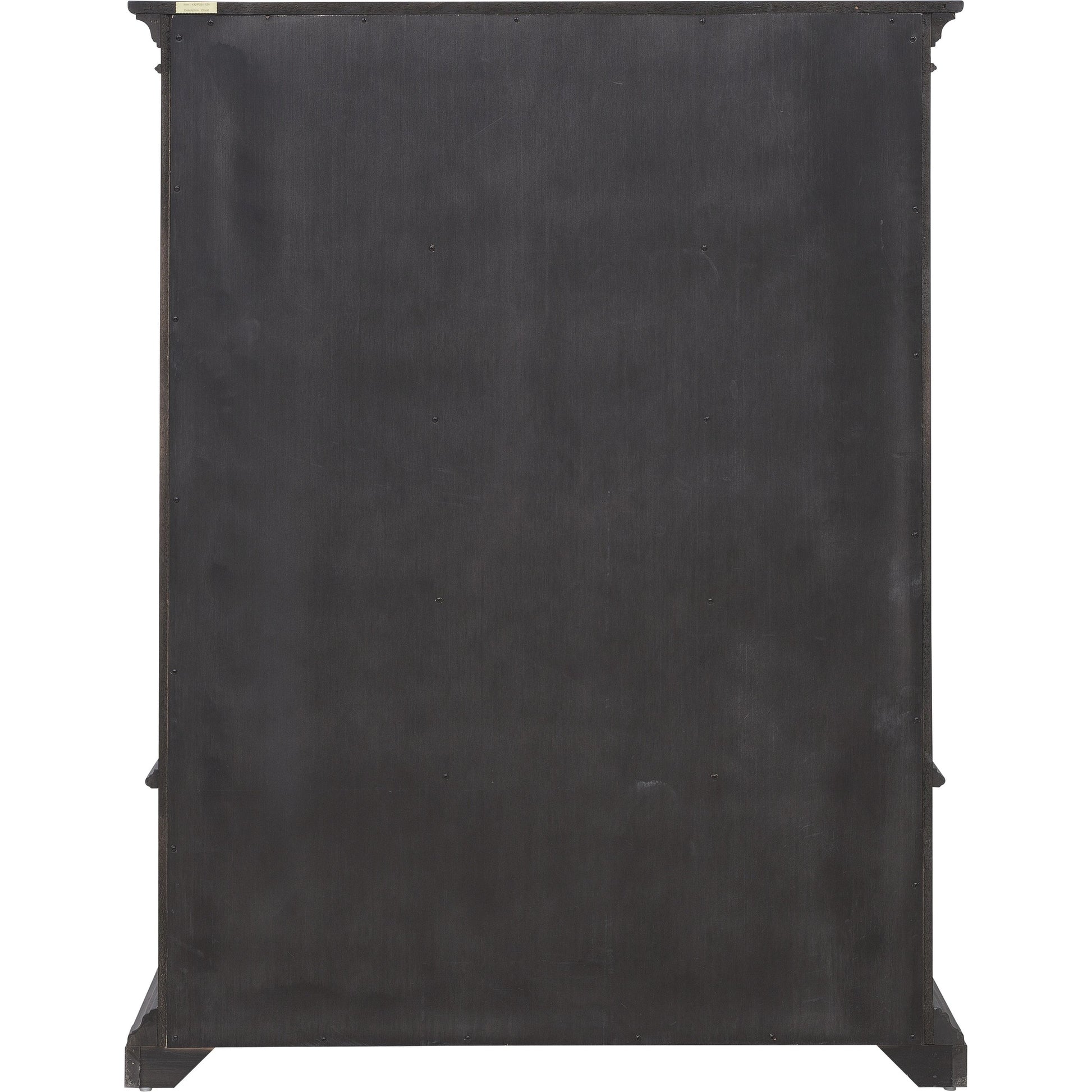 Woodbury Five-Drawer Chest by Pulaski Furniture in cowboy boots brown. Made from rubberwood in a traditional style.