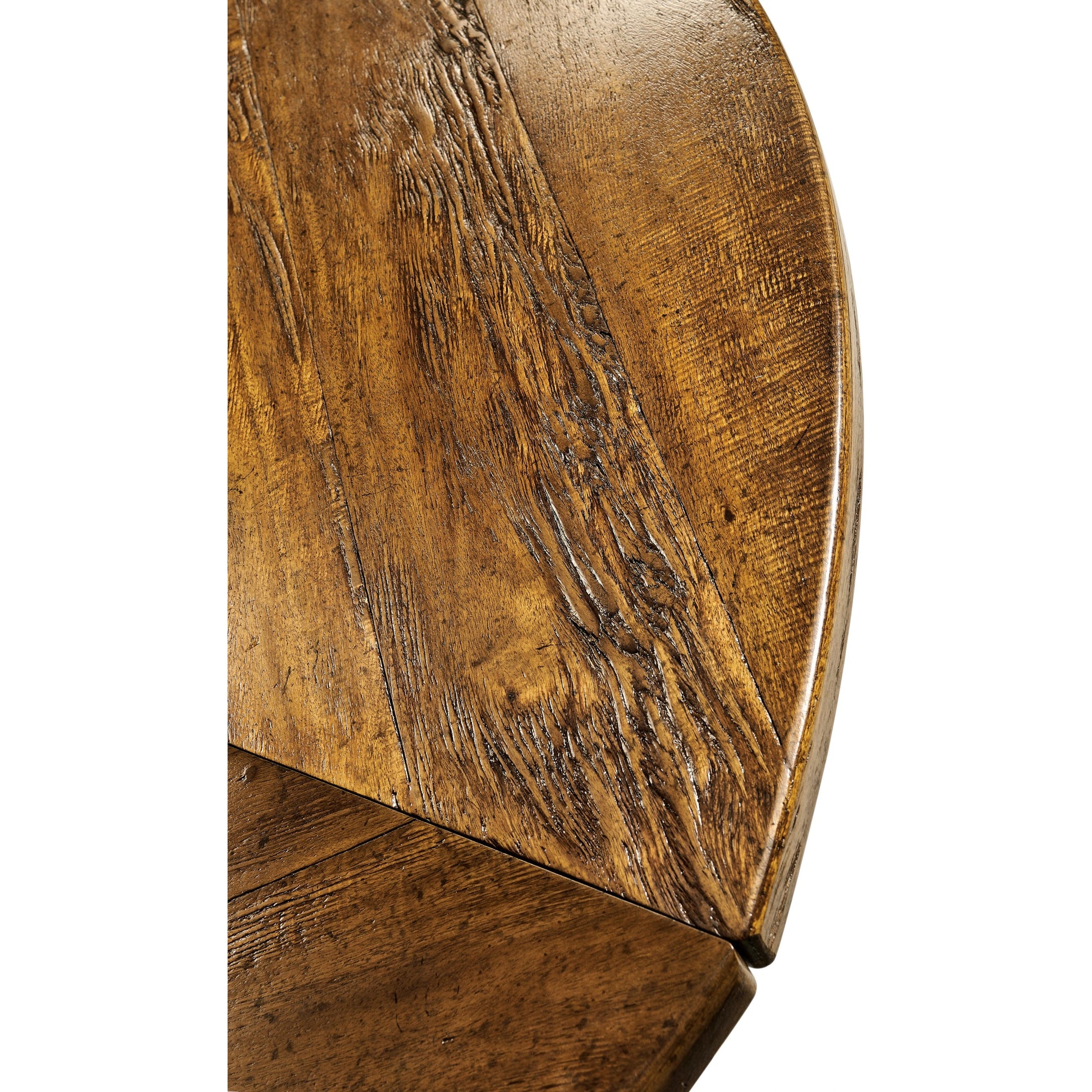 Casual Accents Country Walnut Round Extendable Dining Table 59" by Jonathan Charles in brown and country farmhouse walnut. Made from acacia in a traditional style.