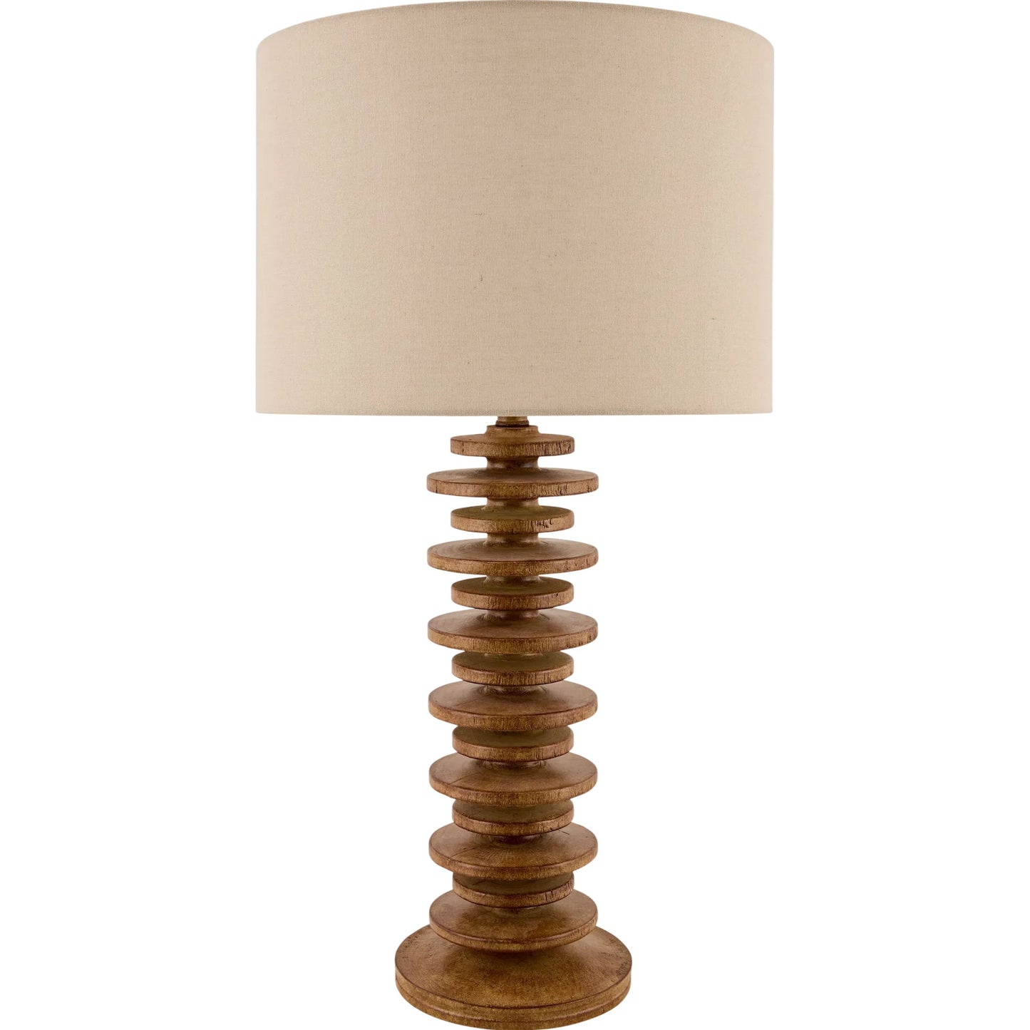 001 SI-2380080 | Primary Silo | Ukwi Accent Table Lamp by Surya. Made from resin, linen, polyester, iron in a rustic style.