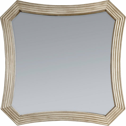 Morrissey Walsh Mirror by A.R.T. Furniture in silver and bezel. Made from parawood solids, primavera veneers, glass in a transitional style.